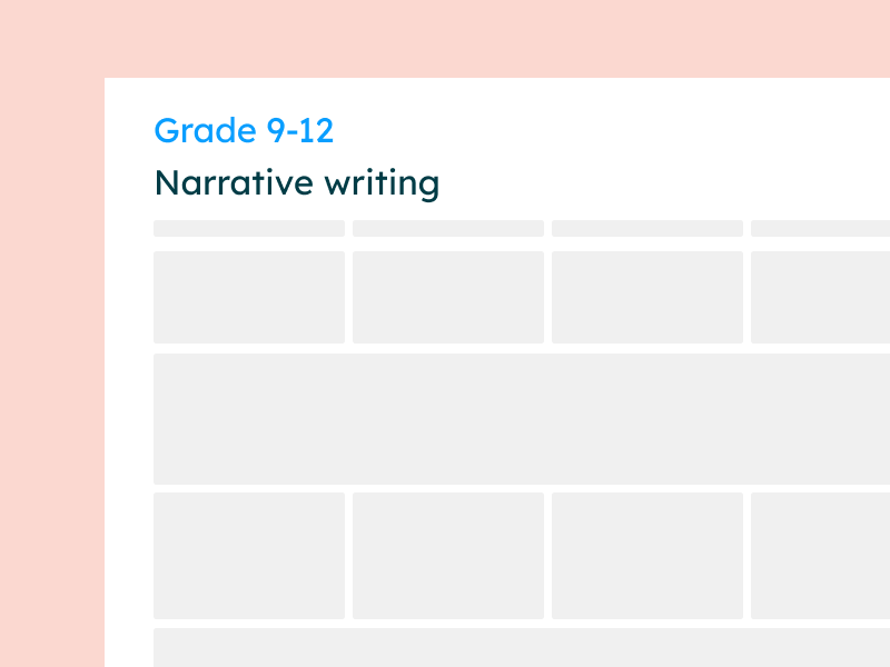 rubrics for narrative essay