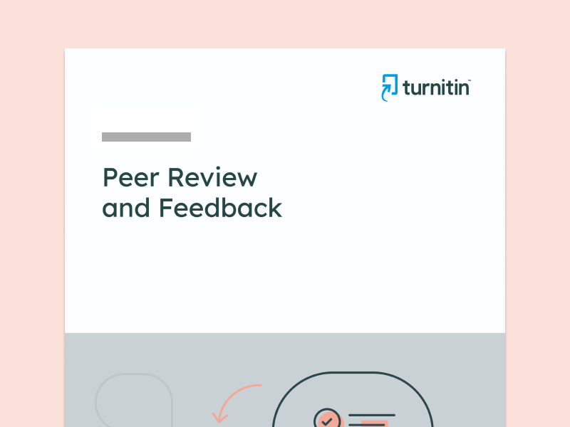 Peer review and feedback educator main guide