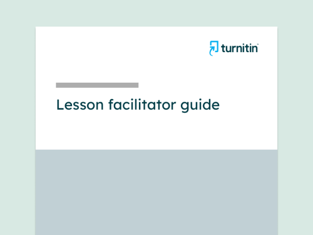 Peer review and feedback lesson facilitator guide